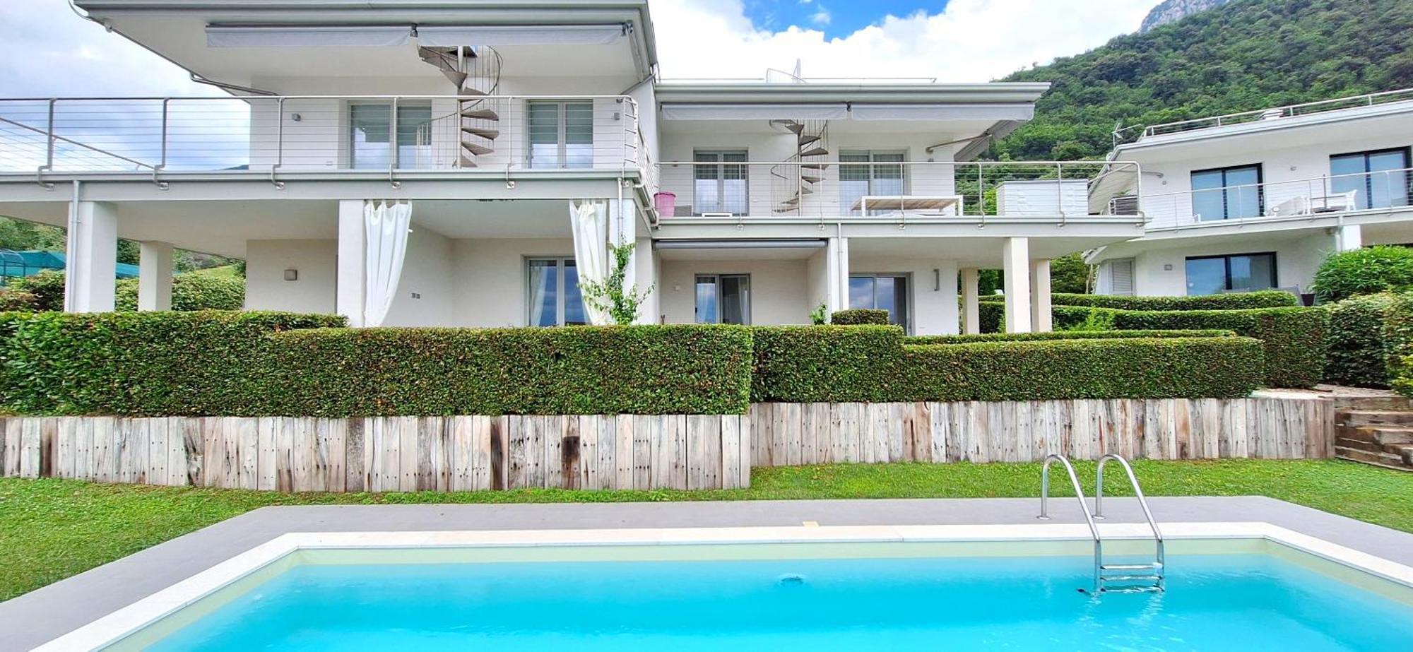 Residence Olivi - Panorama Lake View, Pool, Terrace, Garden, Wifi Toscolano Maderno Zewnętrze zdjęcie
