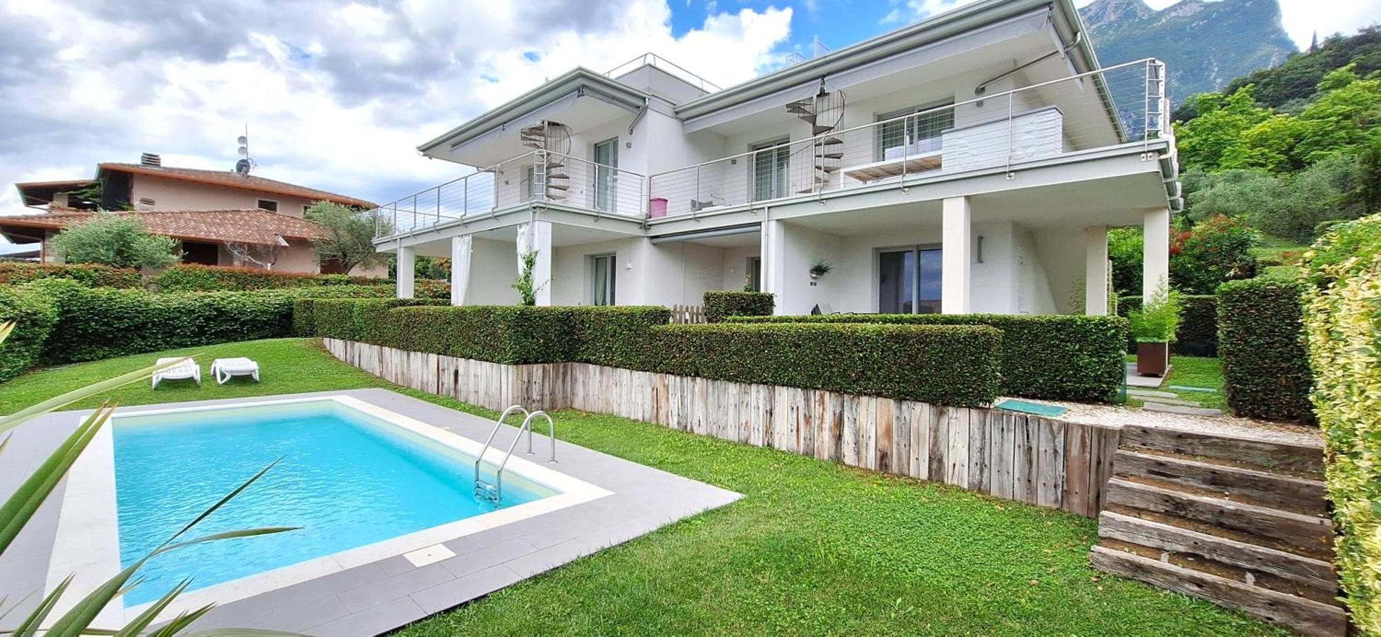Residence Olivi - Panorama Lake View, Pool, Terrace, Garden, Wifi Toscolano Maderno Zewnętrze zdjęcie